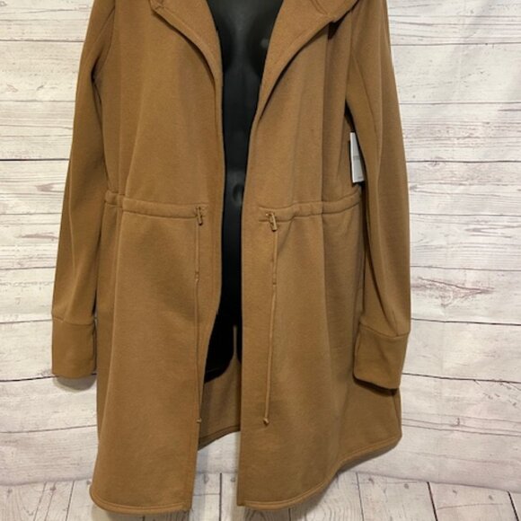 Beyond Yoga Tan Hooded Cardigan - Picture 6 of 8